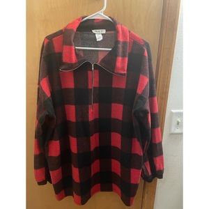 Lovely J Women’s Quarter Zip Fleece Pullover 3XL